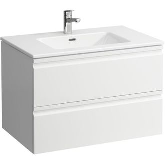 Laufen Laufen - Pro S Set 800, Lavabo, 1 Agujero Para Grifo, Rebosadero