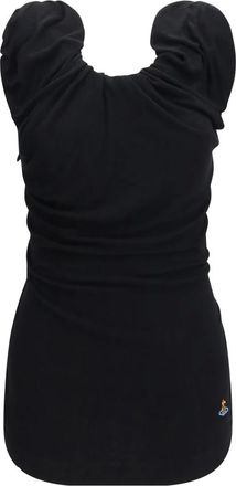 Vivienne Westwood Top Ginnie in jersey - - Tops - Donna - Nero - M