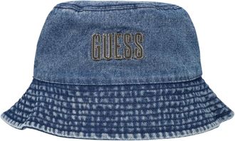 Guess Accessoires, Dames, Blauw, L, Denim, Denim Regenhoed