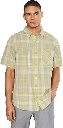 Mountain Hardwear Cottonwoodtm Lite Short Sleeve Shirt Mens T Shirt Lucky Chard Friction Plaid : 2XL, Hemp