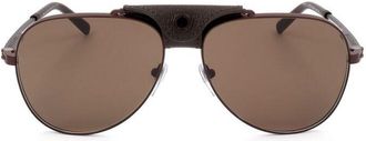 Bulgari Mens Brown Pilot Sunglasses 0BV5061Q-128/48