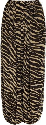 Ronny Kobo Renier Zebra-print Georgette Balloon Trousers - Multicoloured - S (UK8-10 / S)