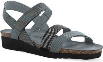 Naot Krista Sandal in Graphite Stripe/Black at Nordstrom, Size 11Us
