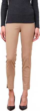 Avenue Montaigne Pars Signature Pant In Camel