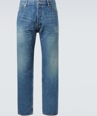 Saint Laurent Jeans regular Mick a vita media