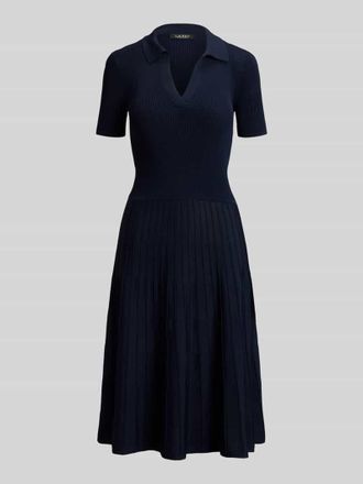 Lauren Ralph Lauren Freizeitkleid aus Viskose-Mix in Marine, Gr&ouml;&szlig;e XXL