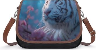 Generic Cherryflowers Tiger (1) Crossbody Bags for Women Shoulder Messenger Bag Purse Handbags