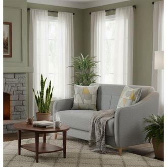 Dmora Sof&aacute; Cama 2 Plazas Propata, Con Contenedor, Lavable, 142x90 Cm Gris Claro