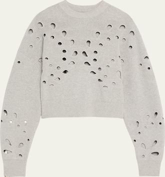 Ulla Johnson Vanessa Cutout Pullover Sweater