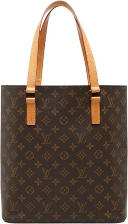 Louis Vuitton Brown Pvc Leather Tote Bag (Pre-Owned)
