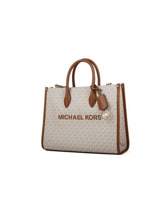 Michael Kors Mirella Medium East-West Tote Bag - Beige