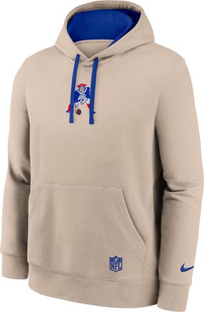 Nike New England Patriots Rewind Club Nike Mens NFL Pullover Hoodie in Brown | 2KDK0IKZ8KV-VPM