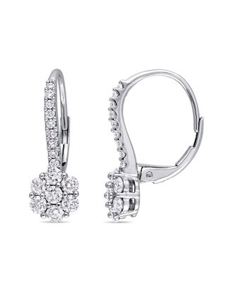Rina Limor 14K 1.00 Ct. Tw. Diamond Floral Earrings