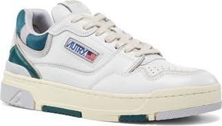 Autry CLC Low Top Sneaker in Matte White/Vapor/Forest at Nordstrom Rack, Size 14Us / 47Eu