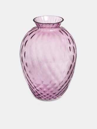 CARLO MORETTI Polaris Hand-Blown Murano Glass Vase (10in/25cm)