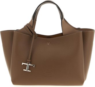 Tod's Brown Calfskin Womens Handbag