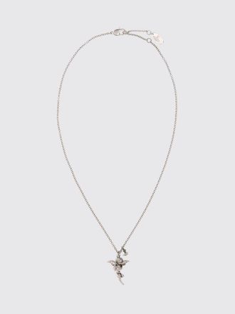 Vivienne Westwood Collana in ottone con pendente logo Orb regolabile