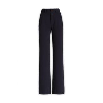 Vivienne Westwood Straight Trousers, female, Black, Size: 2XS Straight Trousers
