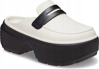 OEM Crocs Stomp Loafer Clog 209937 M7 I Eu 3940 I W9 Lino Negro