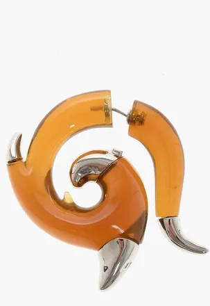 Dsquared2 Metal and Resin FLAMES Single Earring size Unica