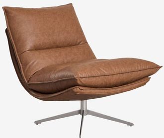 Sklum Pack De 2 Sillones Giratorios En Polipiel Sisko Sklum