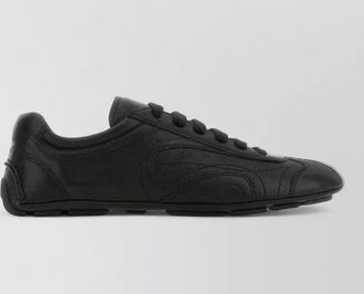 Prada nappa leather low-top sneakers