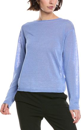 Vince Dropped Shoulder Boat Neck Top