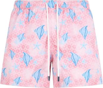 Fedeli Madeira Zwemshorts - Heren - Strandmode - Roze - S - Polyester - Badmode