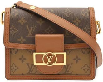 Louis Vuitton Tweedehands Canvas Louis Vuitton tassen - Dames - Vintage Schoudertas - Bruin - ONE Size - Vintage