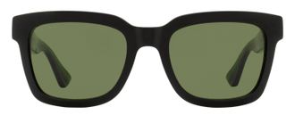 Gucci GG0001SN Rectangular Web Sunglasses - Black