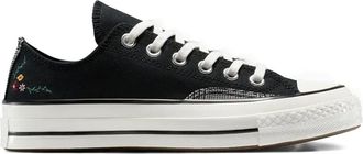 Converse Chuck 70 floral embroidered sneakers - Nero