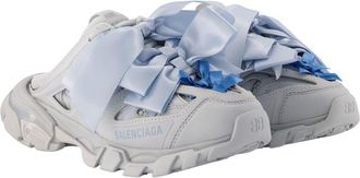 Balenciaga Womens Track Mules - Balenciaga Synthetic Grey Shoes