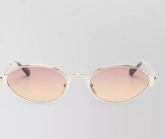 Chlo&eacute; acetate oval sunglasses
