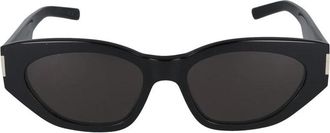 Saint Laurent Zwarte zonnebril SL 638 001 - Dames - Zonnebrillen - Zwart - 55 MM - Accessoires