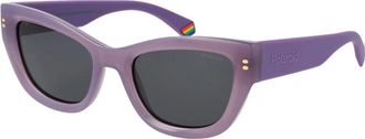 Polaroid Cat Eye Zonnebril - Dames - Zonnebrillen - Paars - ONE Size - Accessoires