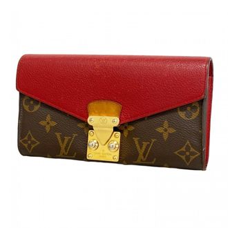 Louis Vuitton Brown Cerise Long Wallet (Bi-Fold) (Pre-Owned)