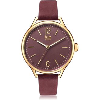 Ice Watch Ice Time - Dames - Horloges - Geel - ONE Size - Leer - Accessoires