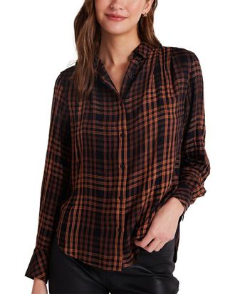 Bella Dahl Pleated Button Down Shirt