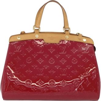 Louis Vuitton Pre-owned Handbags, female, Pink, Size: ONE SIZE Pre-owned Vintage Monogram Vernis Handbag