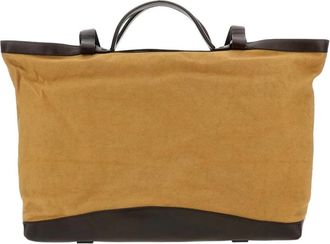 Dries Van Noten Canvas Tote Bag - Heren - Shoppers - Beige - ONE Size - Katoen - Tassen
