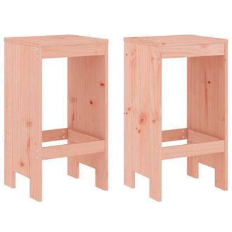 Berkfield Home Beautiful 3 Piece Garden Bar Set Solid Wood Douglas in Light Tan