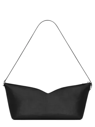 Saint Laurent Mens Le Tuc Shoulder Bag Black Goya Leather