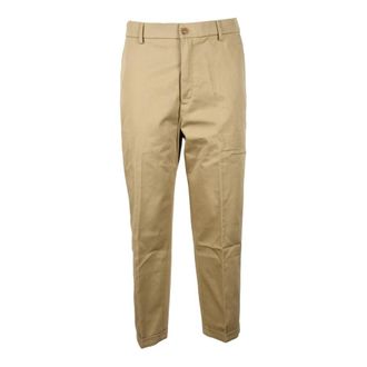 Kenzo Paris Cotton Trousers - male - Kenzo - Chinos - Beige - W38 - Trousers