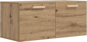 vidaXL Armario De Pared Montada En La Pared Roble Artisan Vidaxl
