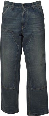 Carhartt Work in Progress Jeans Double Knee In Denim Blu Carhartt