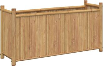 vidaXL Jardinera De Bamb&uacute; 100x30x50 Cm Vidaxl
