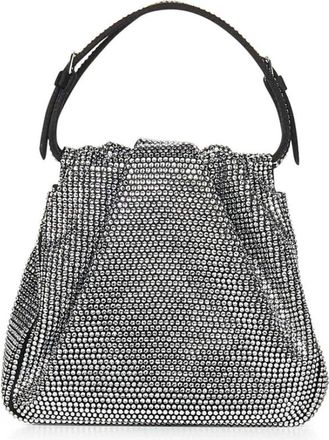 Amina Muaddi Zwarte Tote Bag - Dames - Handtassen - Zwart - ONE Size - Leer - Tassen