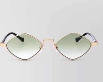 Emporio Armani metal geometric sunglasses