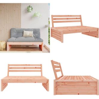 vidaXL Divano Centrale Giardino 120x80cm Legno Massello Douglas - Divano in legno - Divano da esterno