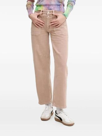 Desigual classic five-pockets jeans - women - Cotton - 36 - Neutrals